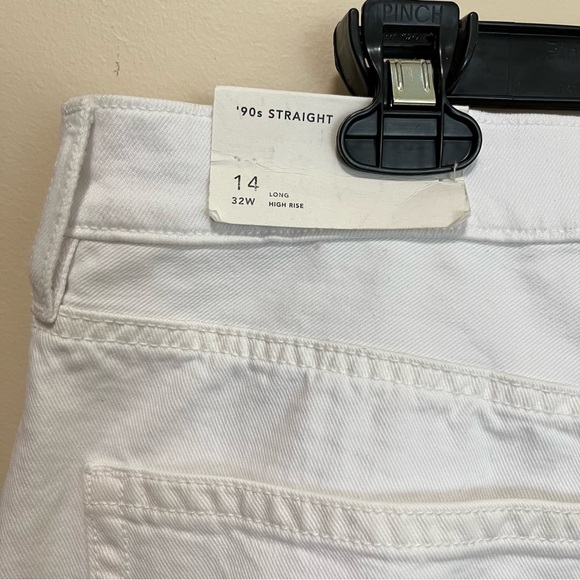 NWT American Eagle Outfitters 90’s Straight White Jean - Picture 7 of 15